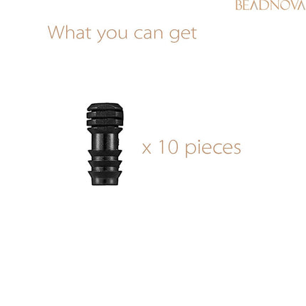 Drip Irrigation Parts 10 Pcs 1/2 Inch Barbed End Plugs Goof Plugs Fittings Drip Line Connectors for 1/2 Inch Irrigation Tubing Garden Watering System (10pcs)