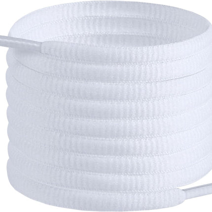 3 Pair Oval Shoe Laces,Shoelaces for Sneakers, Half Round 1/4" Athletic Shoelace for Sport/Running Shoes Boot Strings