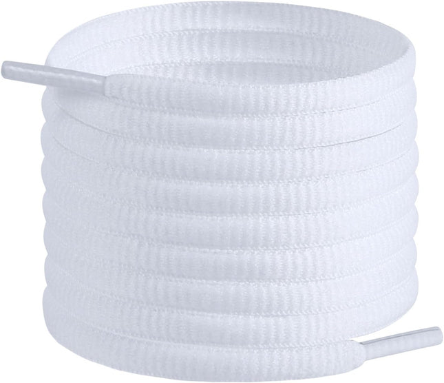 3 Pair Oval Shoe Laces Shoelaces for Sneakers Half Round 1/4 Athletic Shoelace for Sport/Running Shoes Boot
