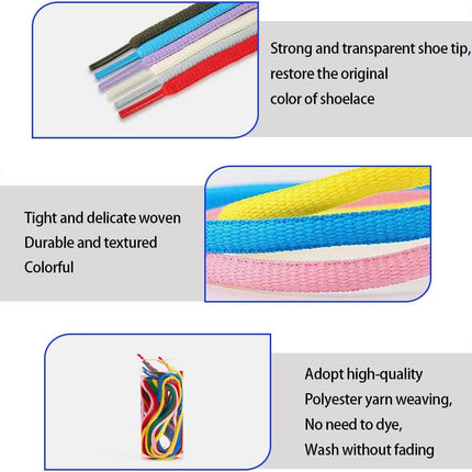 3 Pair Oval Shoe Laces,Shoelaces for Sneakers, Half Round 1/4" Athletic Shoelace for Sport/Running Shoes Boot Strings