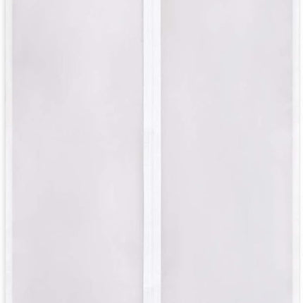 Zippered Garment Bag, Large 53 x 23 inches, Dress Bag for Gowns, Suits, Jackets, Dresses, Hanging Clothing Storage Bag, Water Repellent, Dust Proof, Clear (1 Pack)