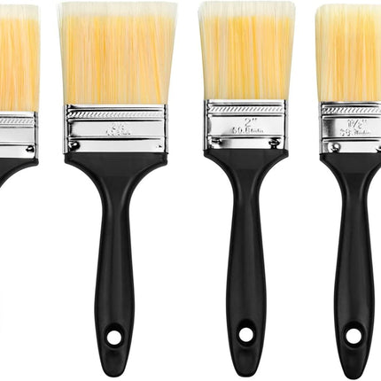 Paint Brush Set (5 Pieces), Set of 5 Multi-Sized Brushes, Professional Quality Painting Tool Kit, One Set of 1, 1.5, 2, 2.5, and 3 Inch Brushes (Pack of 5)