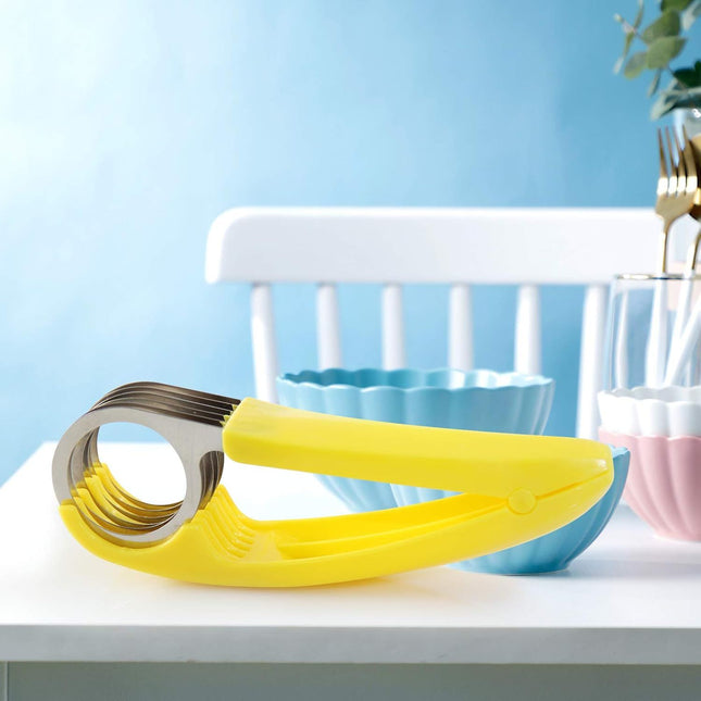 Banana Slicer ABS Plus Stainless Steel Fruit and Vegetable Salad Peeler Cutter Kitchen Tools For Banana – product detail
