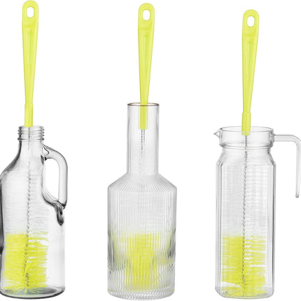 16 inch Long Bottle Brush Cleaner for Washing Wine/Beer/Sport Well/Thermos/Glass, Hummingbird Feeder and Long Narrow Neck Sport Bottles
