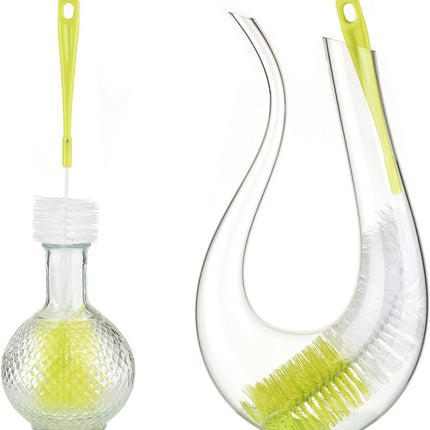 16 inch Long Bottle Brush Cleaner for Washing Wine/Beer/Sport Well/Thermos/Glass, Hummingbird Feeder and Long Narrow Neck Sport Bottles
