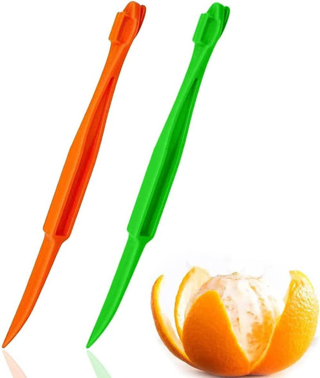 Orange Citrus Peelers Citrus Lemon Citrus Peel Cutter Plastic Easy Slicer Cutter Peeler Remover Opener