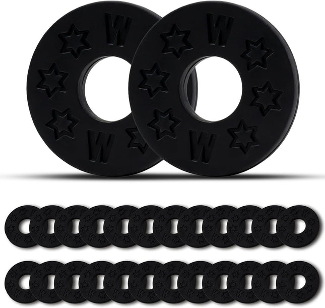 12Pair Rubber Strap Locks For Guitar 0.98'' Guitar Strap Blocks/Silicone Strap Locks Guitar Blocks