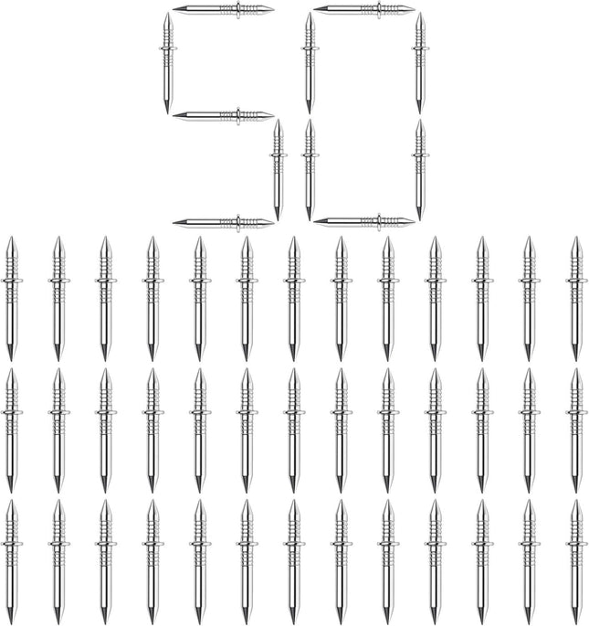 Double Headed Skirting Nails 50PCS Invisible Seamless Baseboard Screws Solid Wood Baseboard