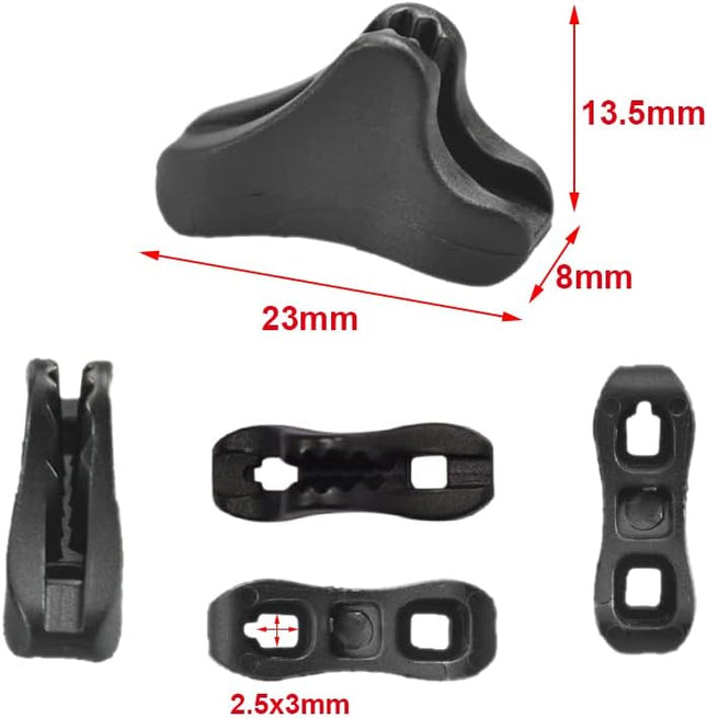 CooBigo 12Pack Ultralight Guyline Tensioners Tent Guyline Cord Rope Adjuster for Outdoor Camping Hiking – product detail