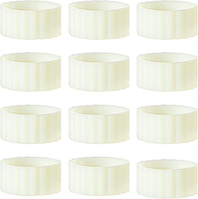 12PCS Rubber Candle Grippers Silicone Candle Hugger Candles Grips Inserts for Taper Candles