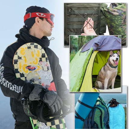 CooBigo Plastic Cord Locks for Paracord Drawstring Clip, Spring Toggle Cord Stopper Sweatpant Hat Gloves Hoodie String Lock