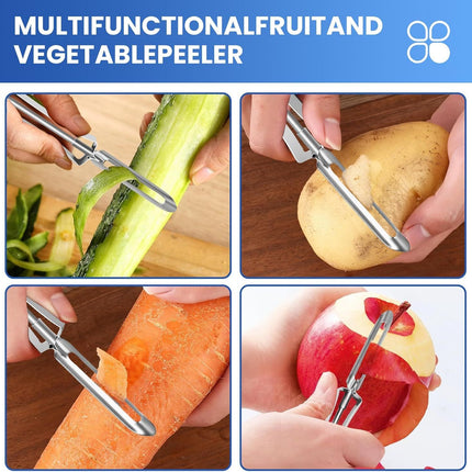 Stainless Steel Peelers,Multi-function Vegetable Peelers for Veggie, Potato, Carrot, Fruit, Apple