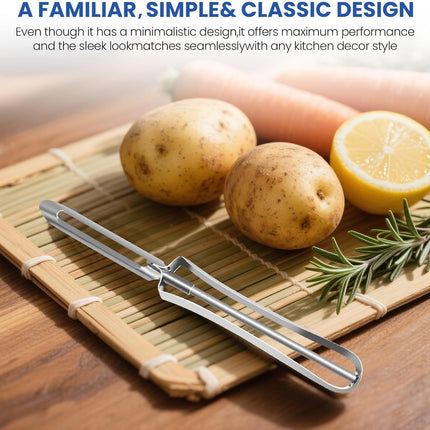 Stainless Steel Peelers,Multi-function Vegetable Peelers for Veggie, Potato, Carrot, Fruit, Apple
