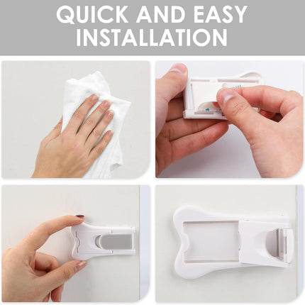 2 PCS Sliding Door Locks,Slide Closet Doors Window Stoppers for Windows,Closets,Cabinets,Sliding Glass Door