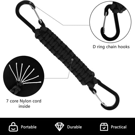 2 Pcs Keychains,Carabiner Keychain Clip Carabiner Keychain Hook for Outdoor Boys/Girls/Men/Wome