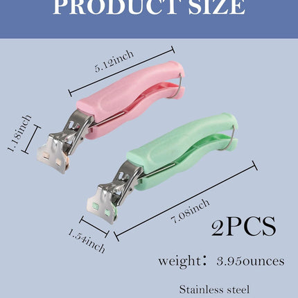 Stainless Steel Anti-Scalding Hot Bowl Dish Plate Gripper Clips Tongs Clamp Holder for Moving Hot Plate or Bowls with Food Out from Instant Pot Microwave Oven (2, Green,Pink)