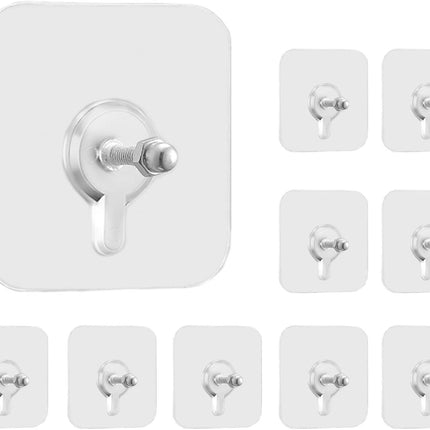 Adhesive Wall Hooks Adhesive Hooks Sticky 10PCS