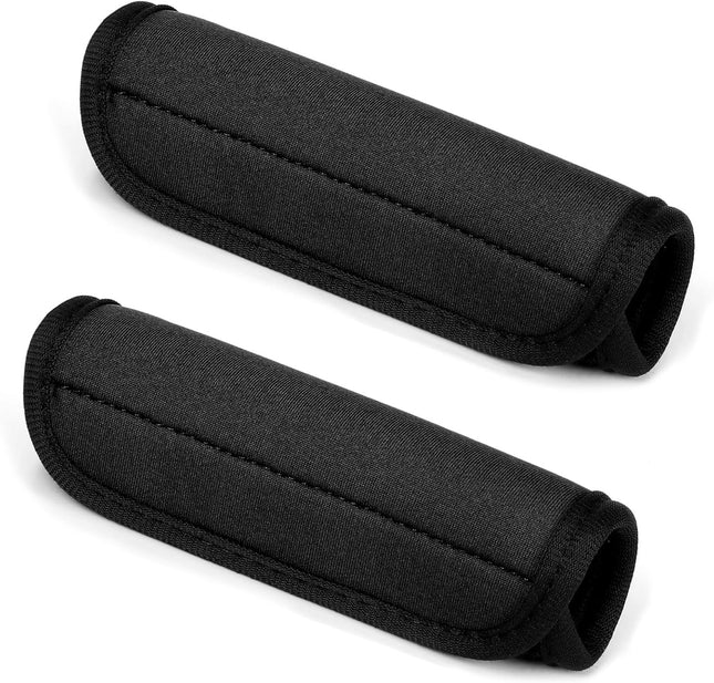2 Pack Luggage Handle Wrap for Suitcase Black Luggage Handle Wraps Comfortable Neoprene V1258-DP02-D-576