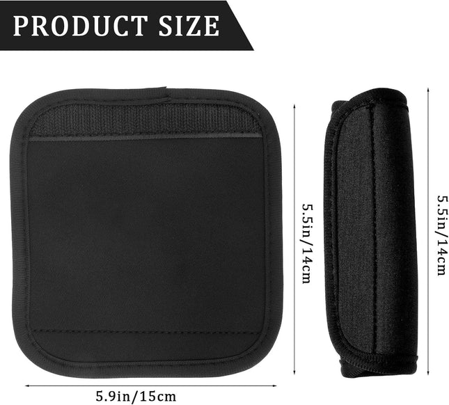 2 Pack Luggage Handle Wrap for Suitcase Black Luggage Handle Wraps Comfortable Neoprene – product detail