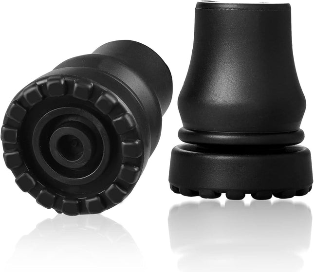 Cane Tips 5/8 inch Heavy Duty 2 Pack Walking Cane Tips Rubber Cane Tip Replacement V1258-DP02-D-578