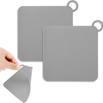 2 Pieces Silicone Tub Stopper Shower Drain Cover Floor Drain Anti-Odor Mat Shower Silica Gel Drain Plugs Bathtub Drain Cover Sewer Deodorization Floor Drain Mat for Kitchen, Bathroom and Laundry