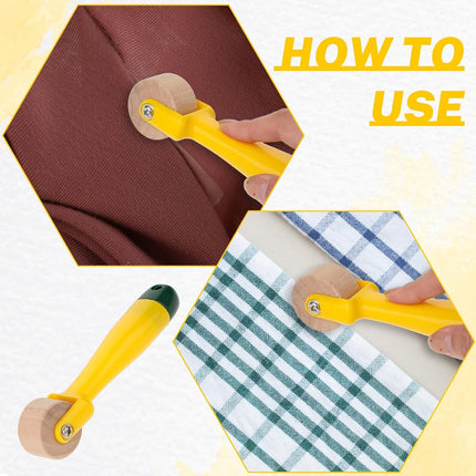 Quilting Seam Roller 2.3 cm Wallpaper Roller Seam Roller for Quilting Sewing Seam Roller Tool with Easy to Grip Handle for Print, Ink, Home Decoration