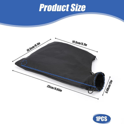 Table Saw Miter Dust Bag Black Dust Collection Bag for 255 Model with Zipper and Wired Adjustable Stand for Belt Sander Parts Diagonal Miter Saw Accessories