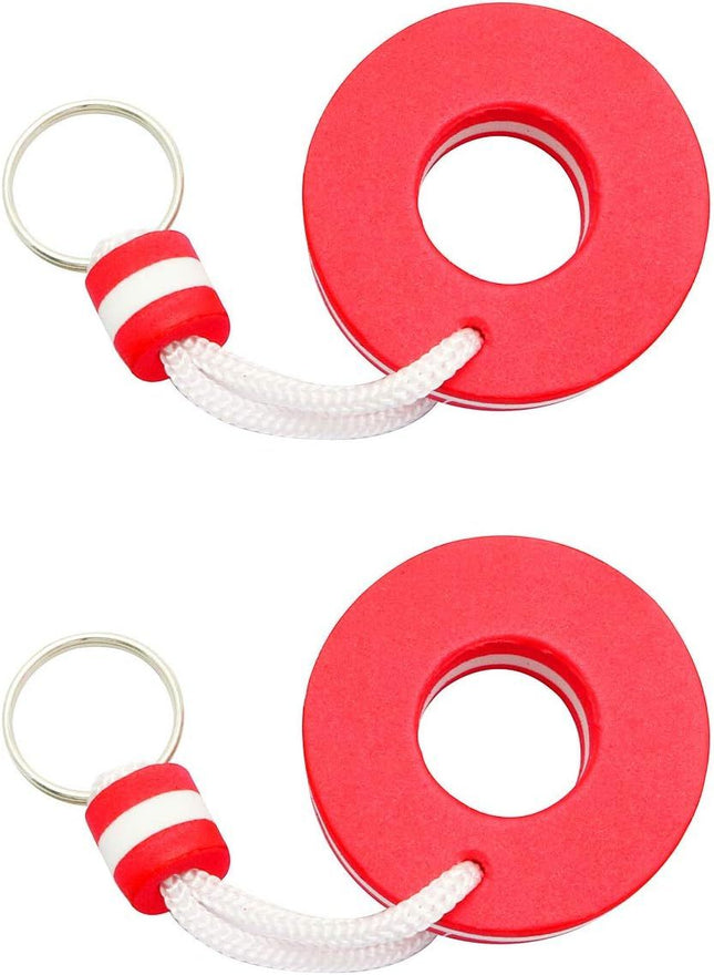 2PCS Floating Keyring Water Buoyant Keychain Safety Key Chain for Swimming Pool Gym Mall Sauna