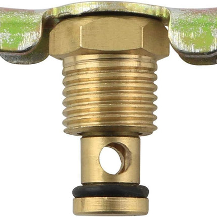 2PCS 1/4 Brass Air Hose Fitting Air Compressor Blowdown Valve NPT Male External Drain Cock Drain Switch With Handle