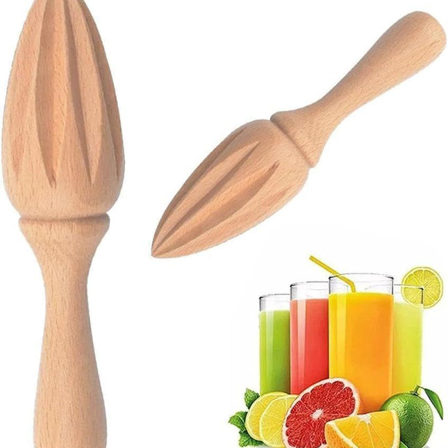 Wooden Citrus Reamer,Handheld Hand Citrus Lemon Juicer,Portable Fruit Squeezer,Kitchen Juicing Tool,Manual Orange Lemon Juice Reamer for Daily Home Bar Cafe Restaurant Use