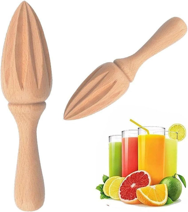 Wooden Citrus Reamer Handheld Hand Citrus Lemon Juicer Portable Fruit Squeezer Kitchen Juicing