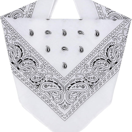 100% Cotton & Natural Fibers Bandana Scarf - Soft, Durable, Machine Washable – Unisex for Men & Women
