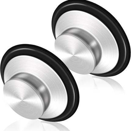 Sink Stopper 3.35 Inch Kitchen Stainless Steel Garbage Disposal Sink Plug for Insinkerator Kitchenaid Waste King Kohler and so on