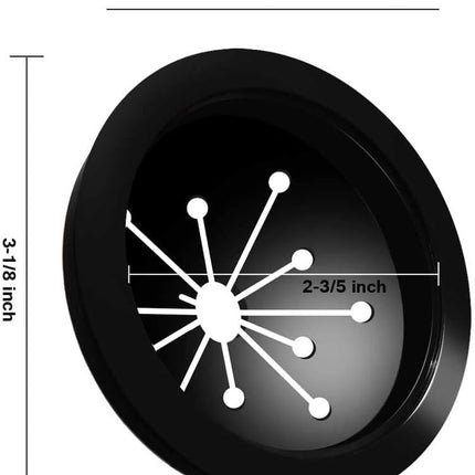 Garbage Disposal Splash Guard Sink Baffle Cover Kitchen Disposal Replacement Waste Food Disposal Accessories Part for Whirlaway, Waste King, Sinkmaster and GE Models