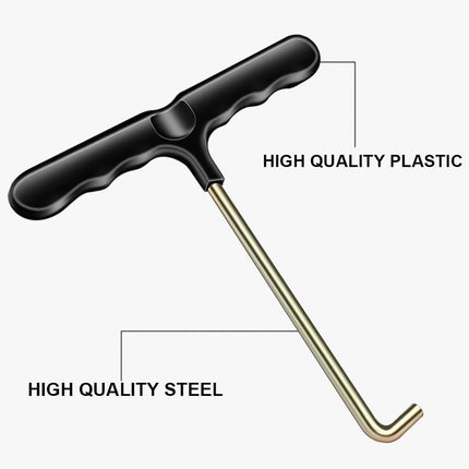 Trampoline Spring Pull Tool Kit Trampoline T-Hook Puller Spring Pull T-Shape Hook Trampoline Accessories