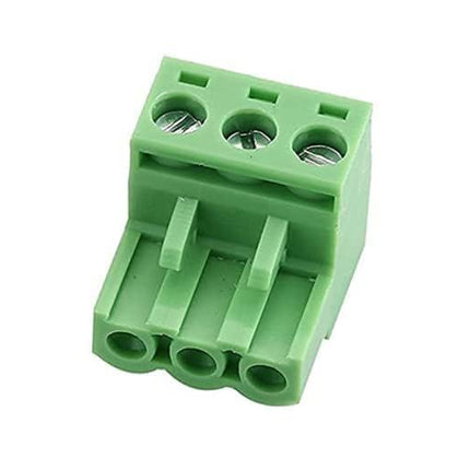 10 Pcs Green 5.08mm Pitch 3P Pluggable Teminal Blocks Connector Socket Adapters