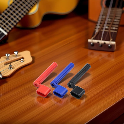 3 Pcs Random color Guitar String Winder, 2 in 1 Guitar String Tool Bridge Pin Remover Speed Peg Puller Winder Tool for Acoustic Electric Guitar Bass Ukulele, Instrument Accessories