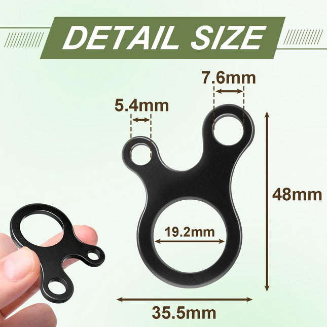 CooBigo Tent Rope Tensioner 10pcs Aluminum Alloy Guyline Tensioner Guy Line Cord Adjuster Paracord – product detail