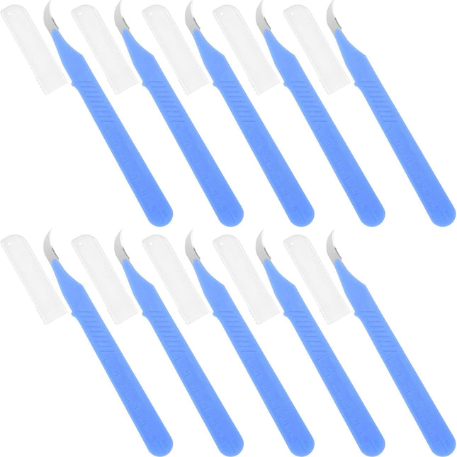 10 Pcs Seam Ripper for Sewing,Stitch Remover Razor with Protective Case and Anti-Slip Handle Light Thread Ripper Tool for Sewing Crafting Embroidery Sewing Accessory&Supply