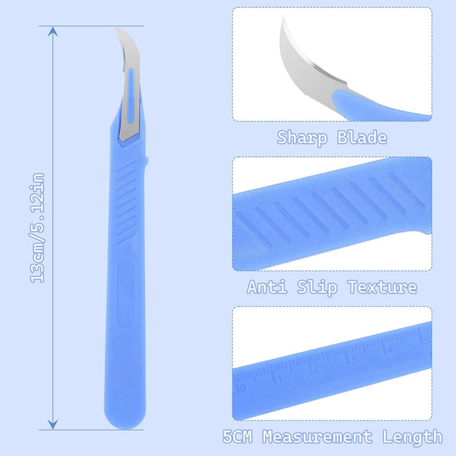 10 Pcs Seam Ripper for Sewing Stitch Remover Razor with Protective Case and Anti-Slip Handle – product detail