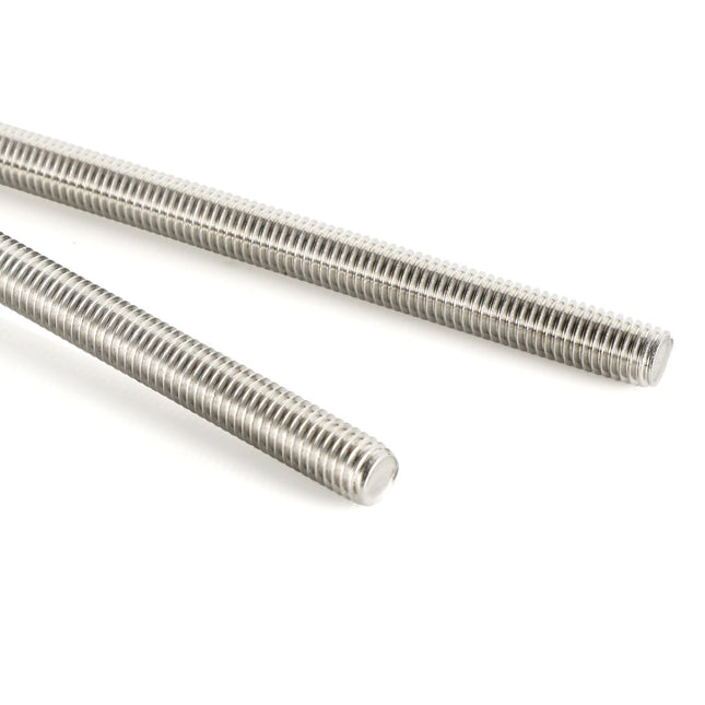 M6-1.0 x 300mm Fully Threaded Rods Long Threaded Studs Right Hand Threads All Threaded Rod 304 Stainless