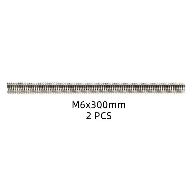 M6-1.0 x 300mm Fully Threaded Rods Long Threaded Studs Right Hand Threads All Threaded Rod 304 Stainless – product detail