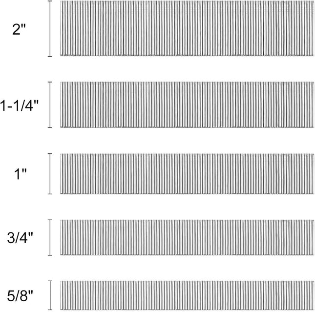 3/4 Inch 18 Gauge Brad Nails Small Finishing Nails Universal Brad Nails Galvanized 18 GA – product detail