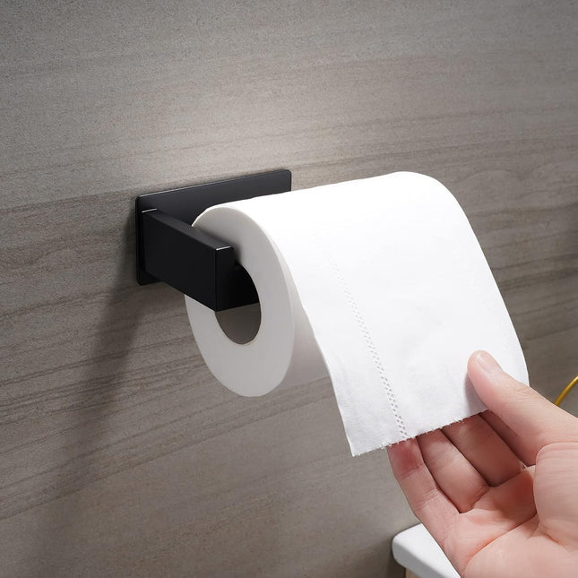 Toilet Paper Holder Adhesive Toilet Paper Roll Holder SUS304 Stainless Steel Rustproof Wall for Bathroom – product detail