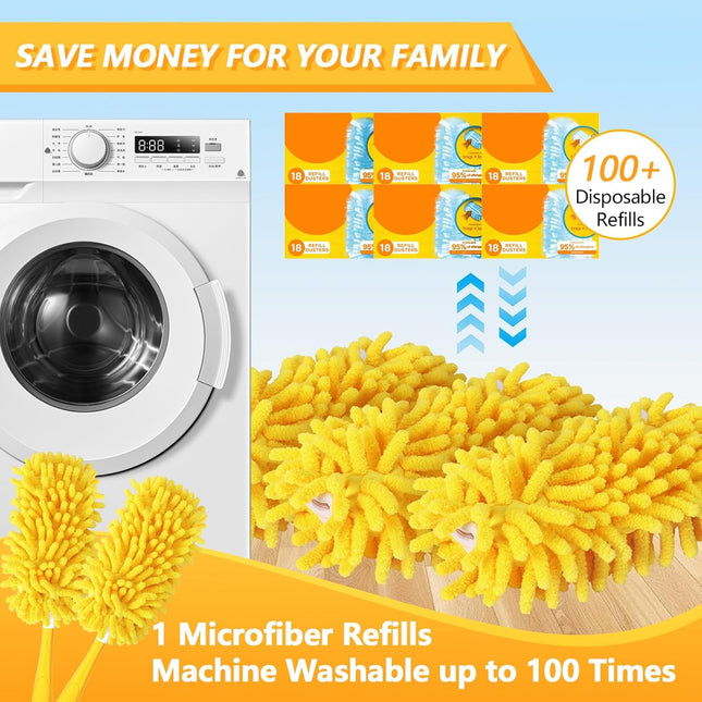Reusable Duster Refill Compatible with Swiffer Hand Duster (Handle is Not – product detail