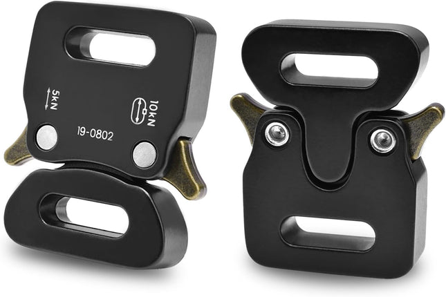 CooBigo 1/2 Paracord Bracelet Buckle Clip 2 PCS Metal Paracord Clasps Accessories for Bracelets