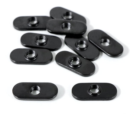 Xadnitu 1/4"-20 Threaded Centered Slide in Economy T Nuts, T Nut Accessory Hardwares for 10 Series Aluminum Extrusion Profiles Rail