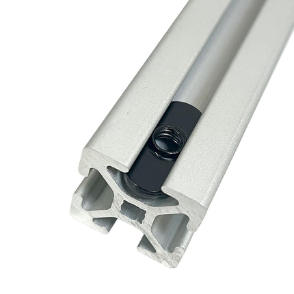 Xadnitu 1/4"-20 Threaded Centered Slide in Economy T Nuts, T Nut Accessory Hardwares for 10 Series Aluminum Extrusion Profiles Rail