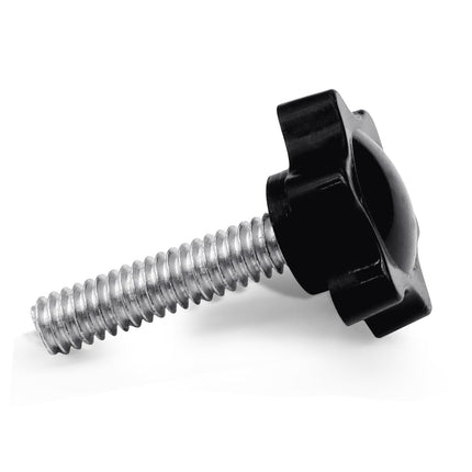 Xadnitu 10 Pieces 1/4''-20-1'' Thread Knob Plastic Star Shaped Nut Clamping Male Handle Tightening Screw Knobs for Replacing Umbrella Base
