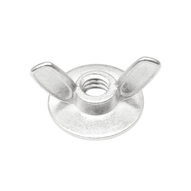 Xadnitu 50 Pieces 1/4''-20 Washered Wing Nut Zinc Plated Hurricane Hardware Butterfly Nuts with Washer for
